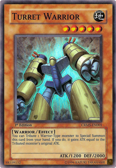 Turret Warrior [CRMS-EN001] Super Rare | Odin's Place