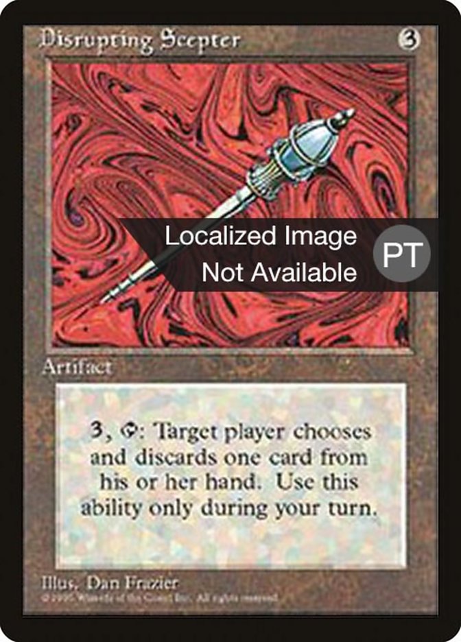 Disrupting Scepter [Fourth Edition (Foreign Black Border)] | Odin's Place