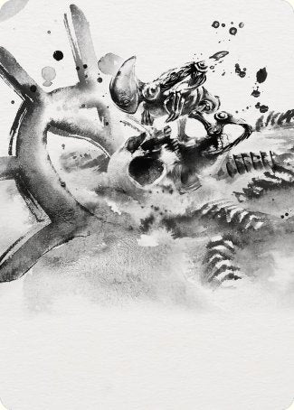 Myr Convert Art Card [Phyrexia: All Will Be One Art Series] | Odin's Place
