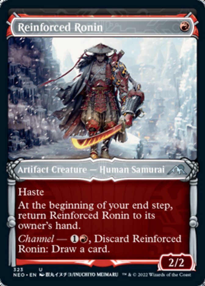 Reinforced Ronin (Showcase Samurai) [Kamigawa: Neon Dynasty] | Odin's Place