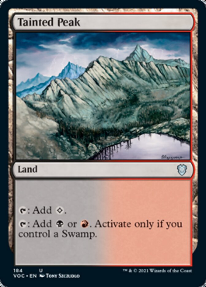 Tainted Peak [Innistrad: Crimson Vow Commander] | Odin's Place