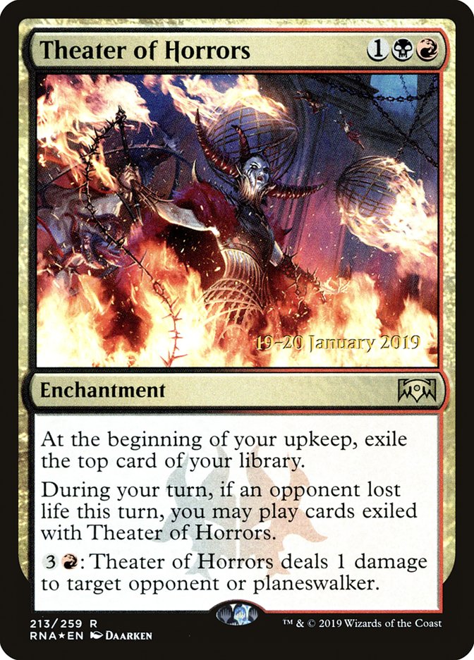 Theater of Horrors (213) [Ravnica Allegiance Prerelease Promos] | Odin's Place