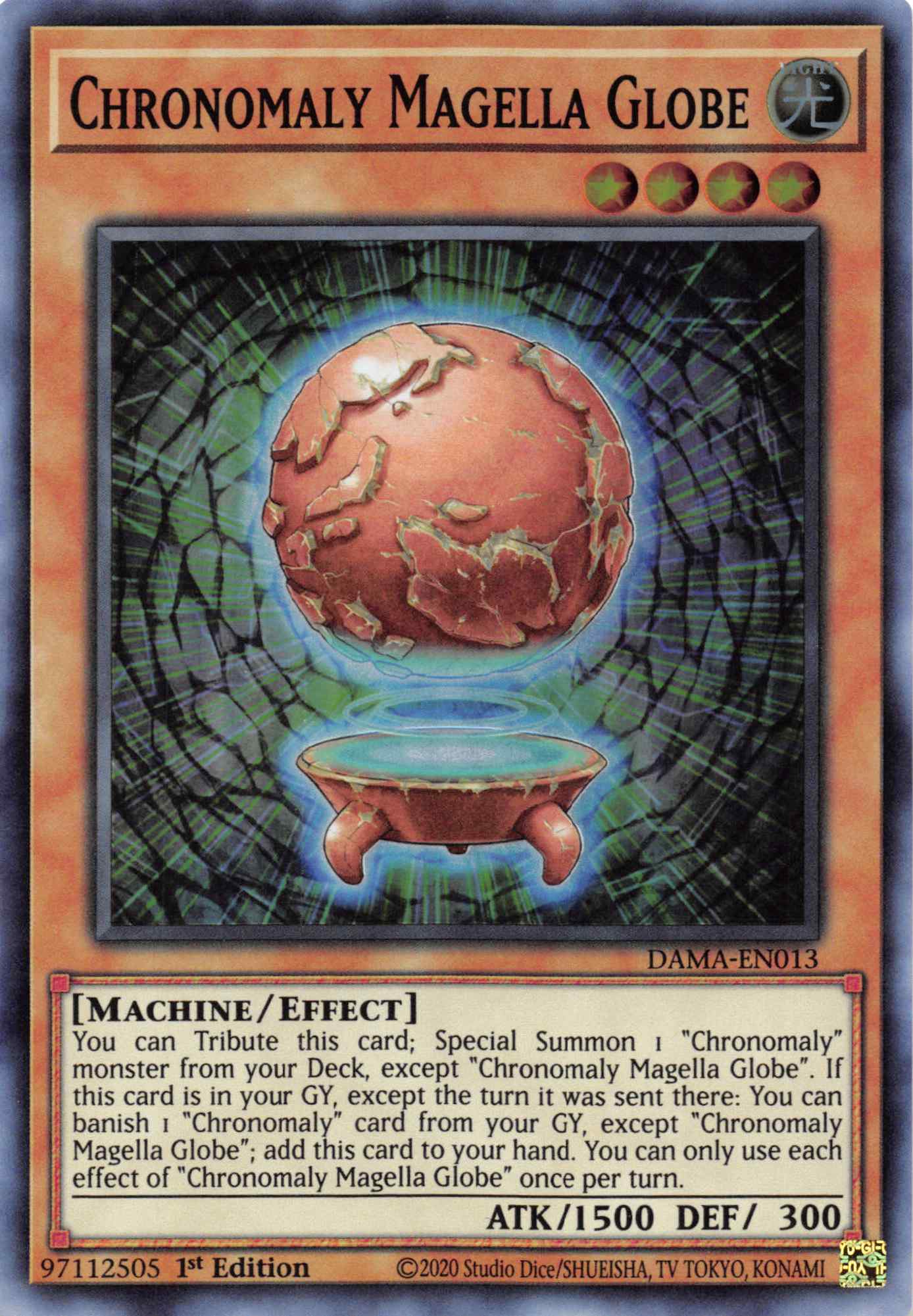Chronomaly Magella Globe [DAMA-EN013] Super Rare | Odin's Place