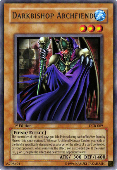 Darkbishop Archfiend [DCR-069] Rare | Odin's Place