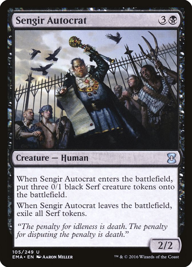 Sengir Autocrat (105) [Eternal Masters] | Odin's Place