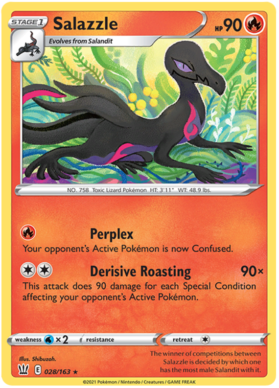 Salazzle (028/163) [Sword & Shield: Battle Styles] | Odin's Place