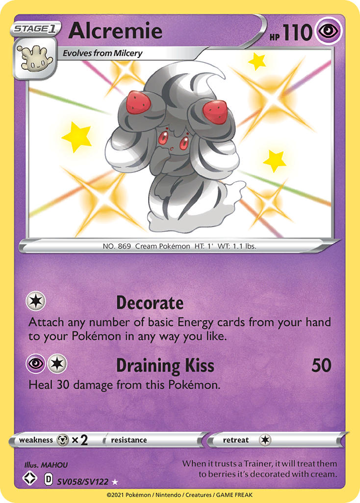 Alcremie (SV058/SV122) [Sword & Shield: Shining Fates] | Odin's Place