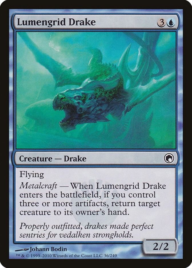 Lumengrid Drake (36) [Scars of Mirrodin] | Odin's Place