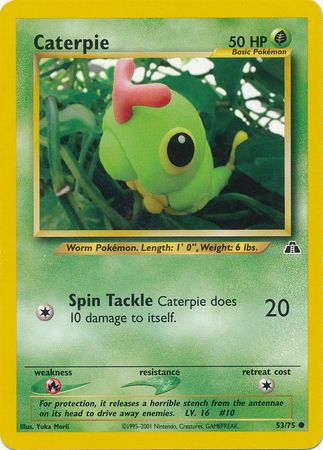 Caterpie (53/75) [Neo Discovery Unlimited] | Odin's Place