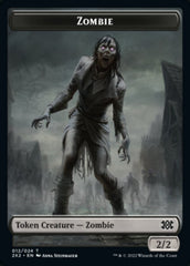 Zombie // Soldier Double-Sided Token [Double Masters 2022 Tokens] | Odin's Place