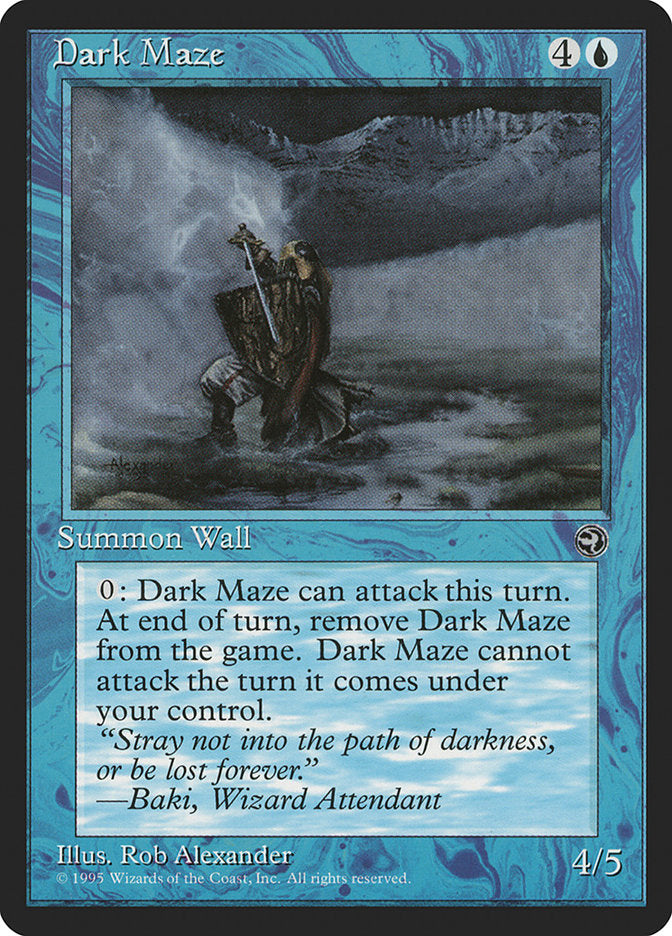 Dark Maze (Baki Flavor Text) [Homelands] | Odin's Place