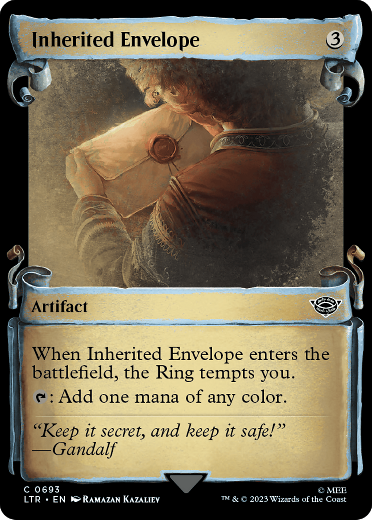 Inherited Envelope [The Lord of the Rings: Tales of Middle-Earth Showcase Scrolls] | Odin's Place