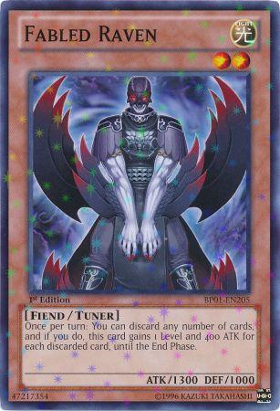 Fabled Raven [BP01-EN205] Starfoil Rare | Odin's Place