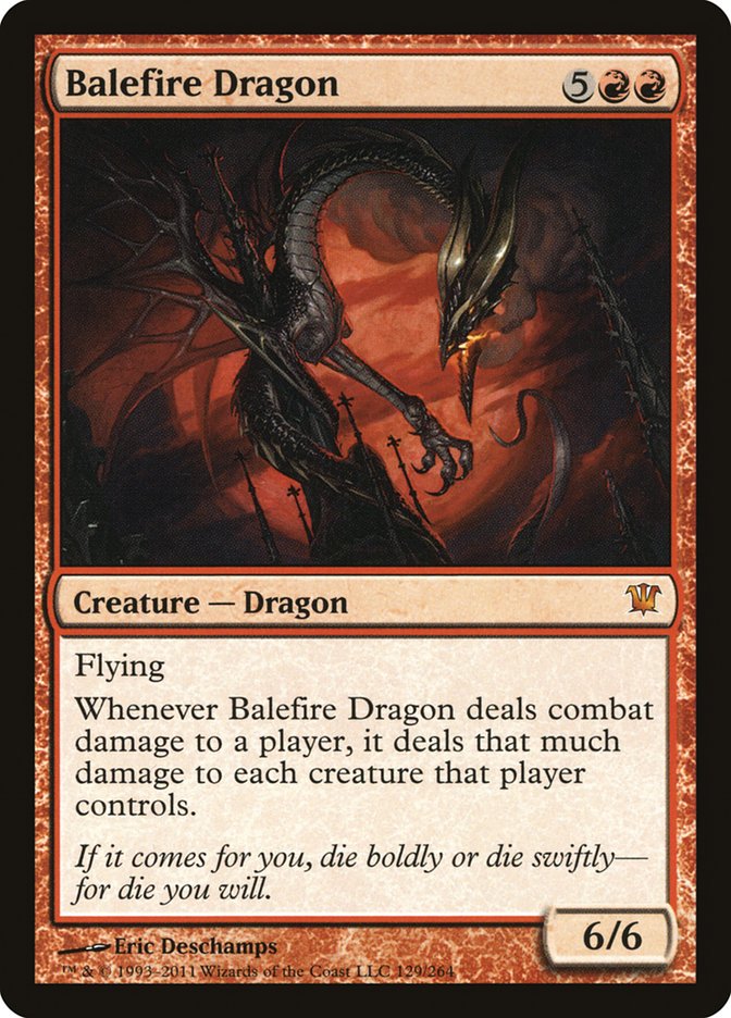 Balefire Dragon (129) [Innistrad] | Odin's Place