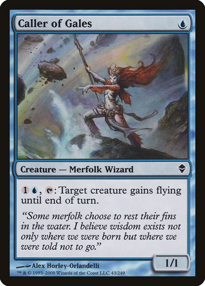 Caller of Gales (43) [Zendikar] | Odin's Place