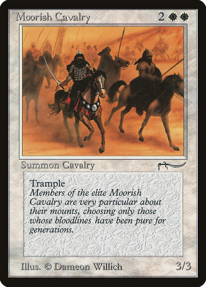 Moorish Cavalry (Light Mana Cost) [Arabian Nights] | Odin's Place