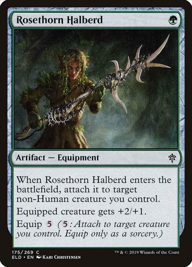 Rosethorn Halberd [Throne of Eldraine] | Odin's Place