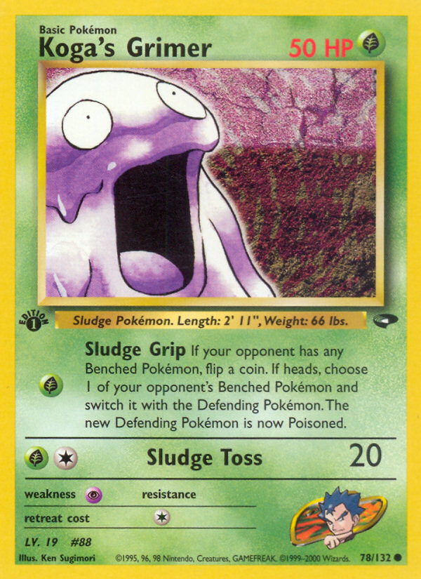 Koga's Grimer (78/132) [Gym Challenge 1st Edition] | Odin's Place