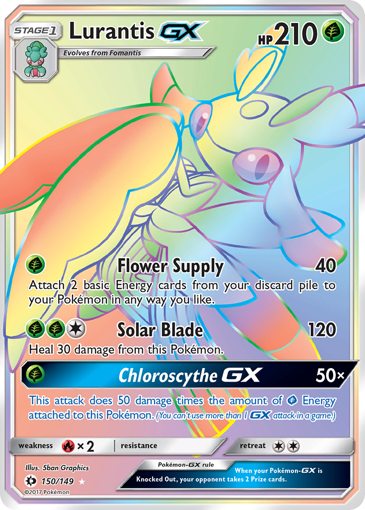 Lurantis GX (150/149) [Sun & Moon: Base Set] | Odin's Place