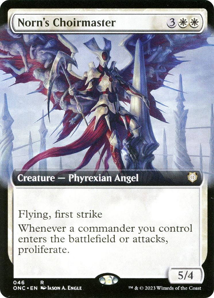 Norn's Choirmaster (Extended Art) [Phyrexia: All Will Be One Commander] | Odin's Place