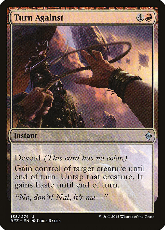 Turn Against (135) [Battle for Zendikar] | Odin's Place