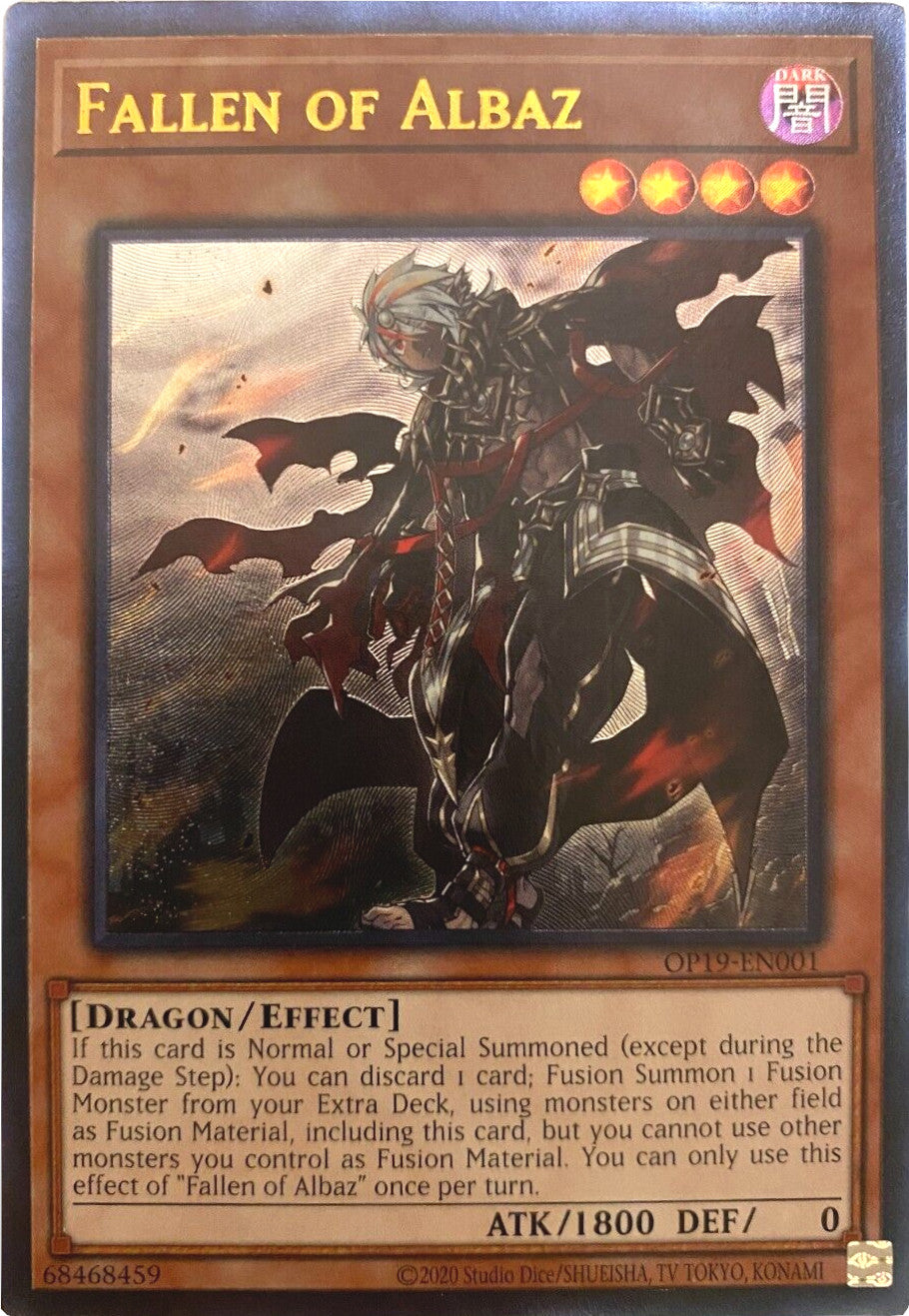 Fallen of Albaz [OP19-EN001] Ultimate Rare | Odin's Place