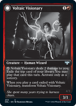 Voltaic Visionary // Volt-Charged Berserker [Innistrad: Double Feature] | Odin's Place