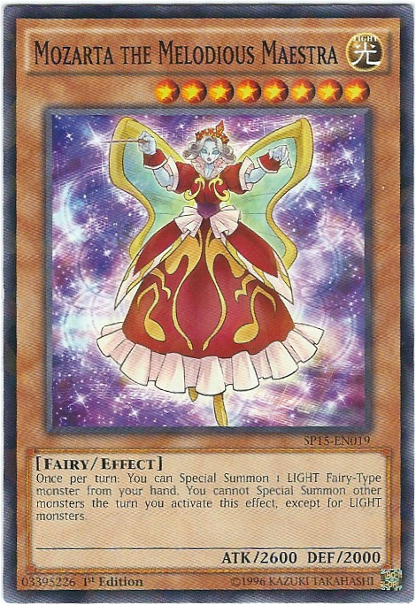 Mozarta the Melodious Maestra [SP15-EN019] Shatterfoil Rare | Odin's Place