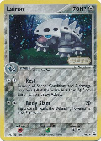 Lairon (38/92) (Stamped) [EX: Legend Maker] | Odin's Place