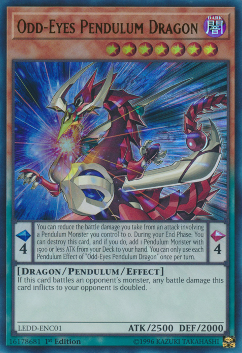 Odd-Eyes Pendulum Dragon [LEDD-ENC01] Ultra Rare | Odin's Place