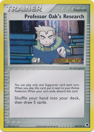 Professor Oak's Research (80/101) (Stamped) [EX: Dragon Frontiers] | Odin's Place