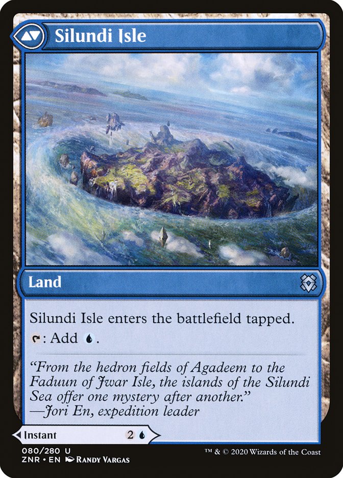 Silundi Vision // Silundi Isle [Zendikar Rising] | Odin's Place