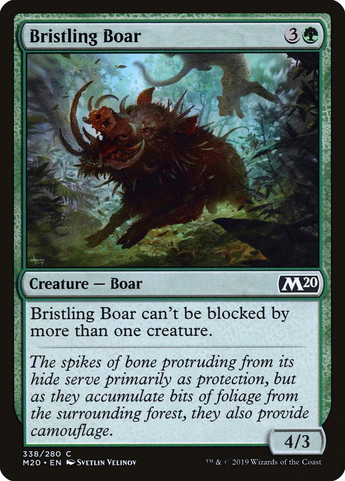 Bristling Boar [Core Set 2020] | Odin's Place