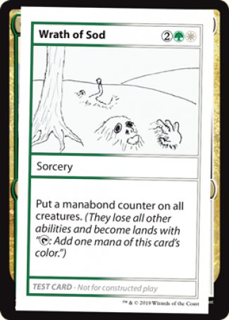 Wrath of Sod (2021 Edition) [Mystery Booster Playtest Cards] | Odin's Place