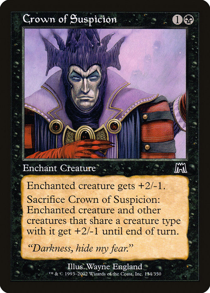 Crown of Suspicion (134) [Onslaught] | Odin's Place