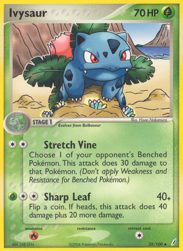 Ivysaur (35/100) [EX: Crystal Guardians] | Odin's Place