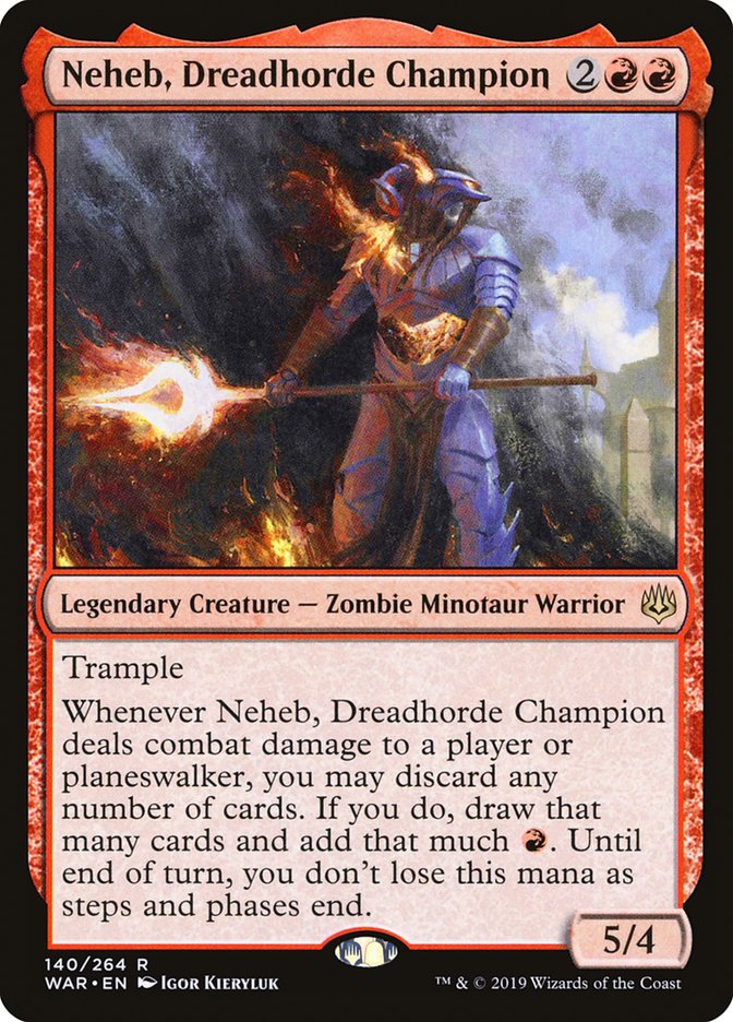 Neheb, Dreadhorde Champion (140) [War of the Spark] | Odin's Place