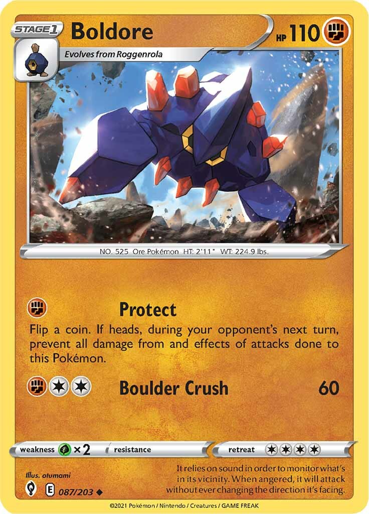Boldore (087/203) [Sword & Shield: Evolving Skies] | Odin's Place