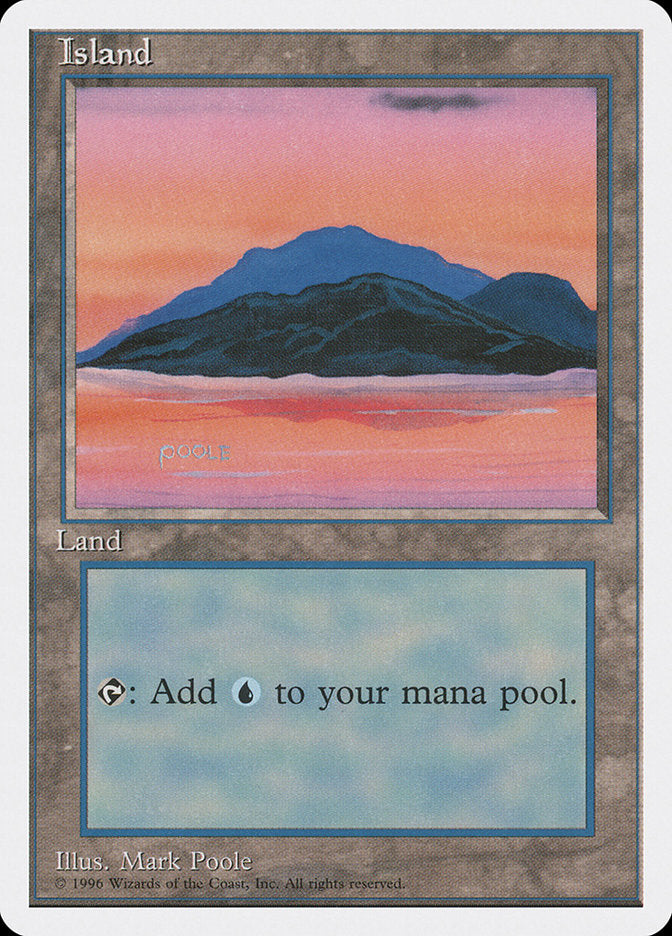 Island (Signature on Bottom Left) [Introductory Two-Player Set] | Odin's Place