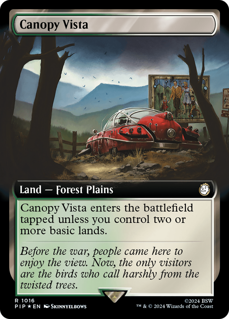 Canopy Vista (Extended Art) (Surge Foil) [Fallout] | Odin's Place