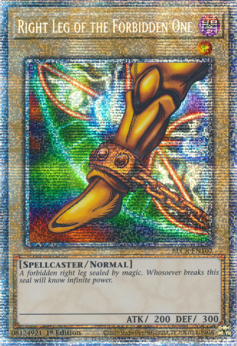 Right Leg of the Forbidden One [BLCR-EN102] Starlight Rare | Odin's Place
