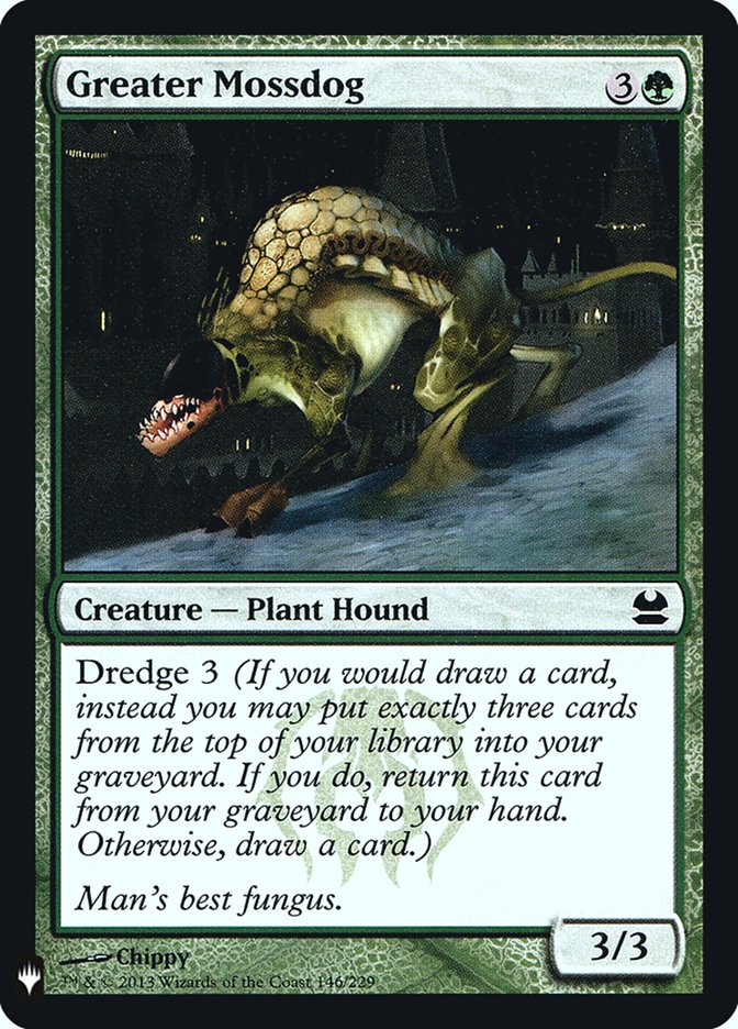 Greater Mossdog [Mystery Booster] | Odin's Place