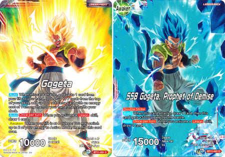 Gogeta // SSB Gogeta, Prophet of Demise (BT11-001) [Vermilion Bloodline 2nd Edition] | Odin's Place