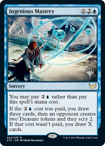 Ingenious Mastery (Promo Pack) [Strixhaven: School of Mages Promos] | Odin's Place