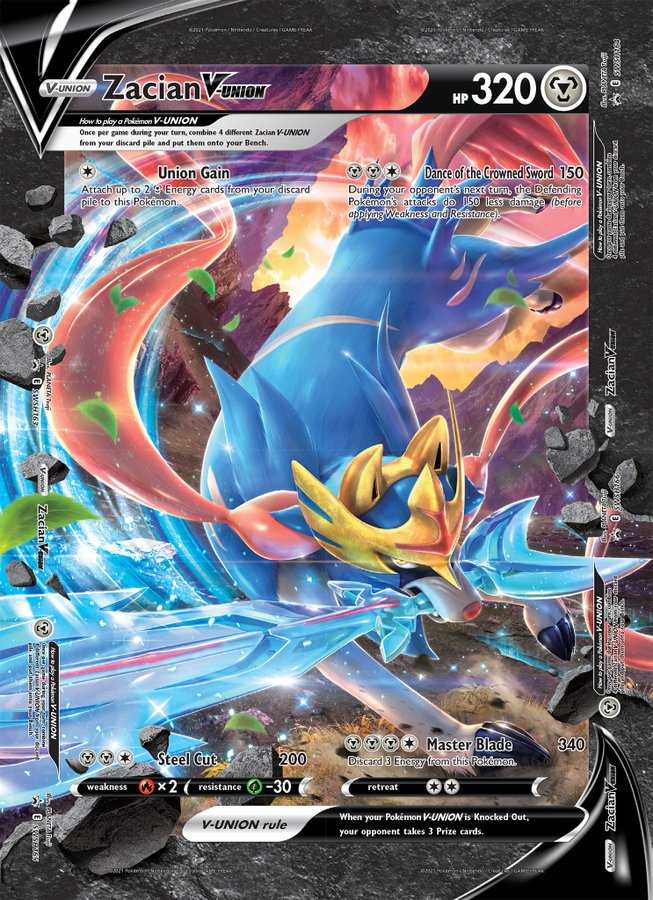 Zacian V-Union (Jumbo Card) [Sword & Shield: Black Star Promos] | Odin's Place