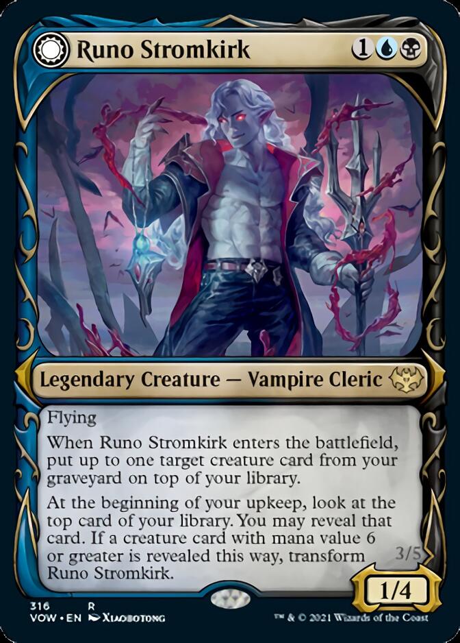 Runo Stromkirk // Krothuss, Lord of the Deep (Showcase Fang Frame) [Innistrad: Crimson Vow] | Odin's Place