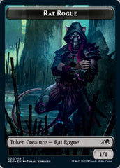 Spirit (002) // Rat Rogue Double-Sided Token [Kamigawa: Neon Dynasty Tokens] | Odin's Place
