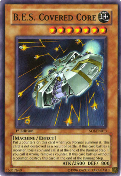 B.E.S. Covered Core [SOI-EN013] Super Rare | Odin's Place