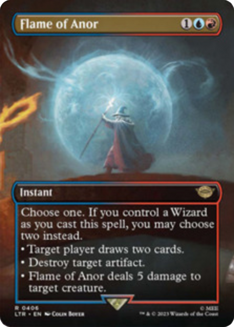Flame of Anor (Borderless Alternate Art) [The Lord of the Rings: Tales of Middle-Earth] | Odin's Place