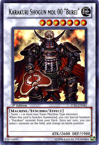 Karakuri Shogun mdl 00 Burei [STBL-EN043] Ultra Rare | Odin's Place